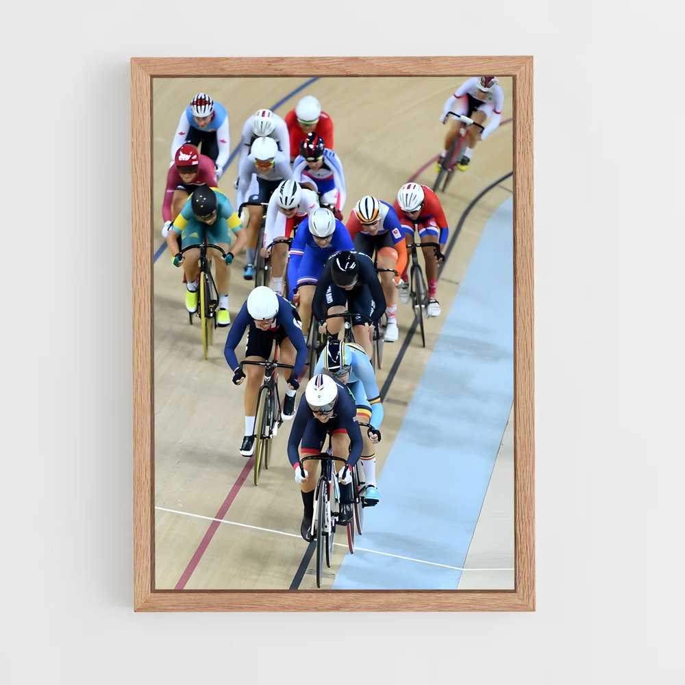 Poster Olympic cycling – affiche Cyclisme (vue 4)